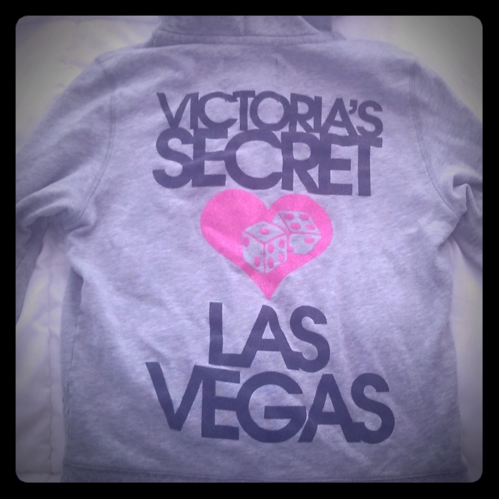 Victoria's Secret zip front hoodie